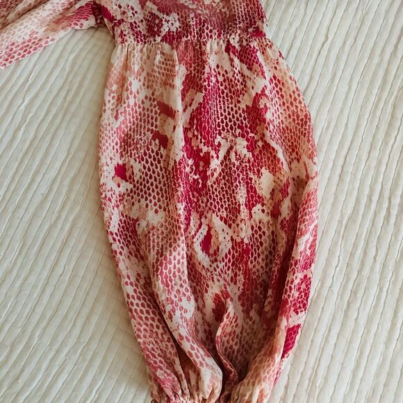 CAbi Pink Snake Print Blouse - Picture 4 of 6